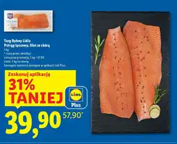 Lidl Pstrąg tęczowy, filet ze skórą Targ Rybny Lidla oferta
