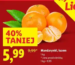 Lidl Mandarynki Lidl oferta