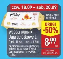 ALDI Jaja ściółkowe L Wesoły Kurnik oferta