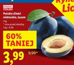 Lidl Śliwki niebieskie polskie Lidl oferta