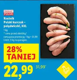 Lidl Polędwiczki kurczak Polski XXL Rzeźnik oferta