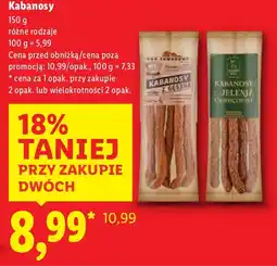 Lidl Kabanosy z gęsiną Lidl oferta