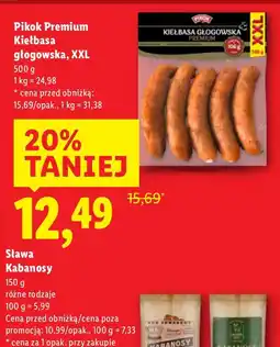 Lidl Kabanosy Sława oferta