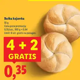 Lidl Bułka kajzerka Lidl oferta