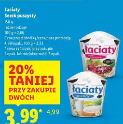 Lidl Serek puszysty Łaciaty oferta