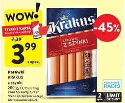 Intermarche Parówki z szynki Krakus oferta