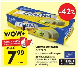 Intermarche Chałwa królewska o smaku waniliowym E. Wedel oferta