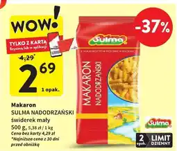 Intermarche Makaron świderek mały Sulma nadodrzański oferta