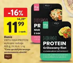 Intermarche Danie Virtu High Protein wybrane rodzaje oferta