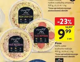 Intermarche Pizza Papa Luigi wybrane rodzaje oferta