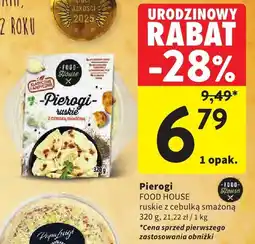 Intermarche Pierogi ruskie z cebulką smażoną Food House oferta