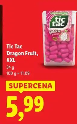 Lidl Cukierki Tic Tac Dragon Fruit XXL oferta