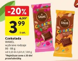Intermarche Czekolada Wawel wybrane rodzaje oferta