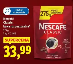 Lidl Kawa rozpuszczalna Nescafe Classic oferta