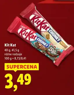 Lidl Wafelek Kit Kat oferta