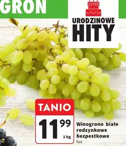 Intermarche Winogrono białe rodzynkowe bezpestkowe luz Intermarche oferta