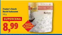 Lidl Kostki kokosowe Framer's Snack oferta