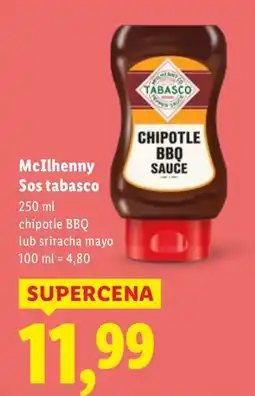 Lidl Sos McIlhenny Tabasco chipotle BBQ oferta