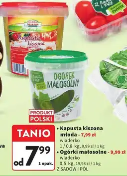Intermarche Ogórki małosolne Z SADÓW I PÓL oferta