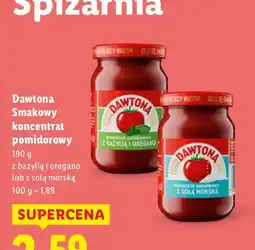 Lidl Koncentrat pomidorowy Dawtona Smakowy z bazylią i oregano oferta
