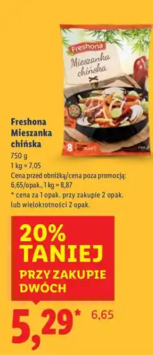 Lidl Mieszanka Freshona chińska oferta
