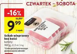 Intermarche Schab wieprzowy bez kości kotlety Intermarché oferta
