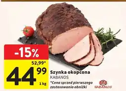 Intermarche Szynka okopconą Kabanos oferta
