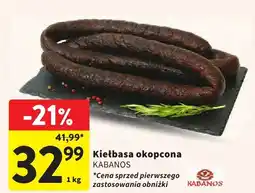 Intermarche Kiełbasa okopcona Kabanos oferta