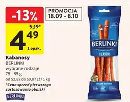Intermarche Kabanosy Berlinki oferta