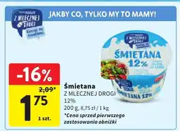 Intermarche Śmietana Z Mlecznej Drogi 12% oferta