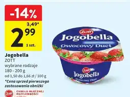Intermarche Jogurt Jogobella Zott owocowy oferta