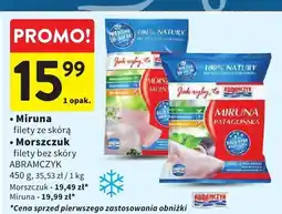 Intermarche Ryba miruna filety ze skórą Abramczyk oferta