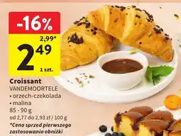 Intermarche Croissant Vandemoortele orzech-czekolada/malina oferta