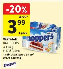 Intermarche Wafelek Knoppers oferta