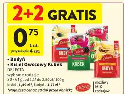 Intermarche Budyń/kisiel owocowy Delecta Kubek oferta