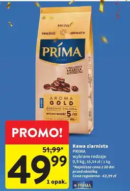 Intermarche Kawa ziarnista Prima Aroma Gold oferta