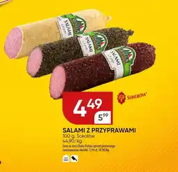 Chata Polska Salami z przyprawami Sokołów oferta