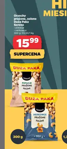 Netto Orzechy prażone, solone Duża Paka Sereno oferta