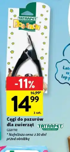 Intermarche Cęgi do pazurów dla zwierząt Tatrapet oferta