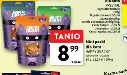 Intermarche Mini paski dla kota Happy Snacky oferta