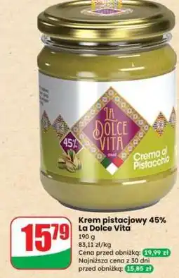 Dino Krem pistacjowy 45% La Dolce Vita oferta