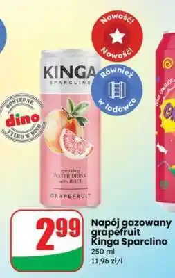 Dino Napój gazowany grapefruit Kinga Sparclino oferta