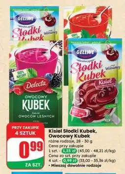 Dino Kisiel Słodki Kubek, Owocowy Kubek oferta