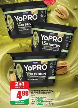 Dino Pudding proteinowy YoPRO pistacjowy oferta