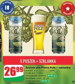 Dino Zestaw piw Piwne Pole + szklanka oferta