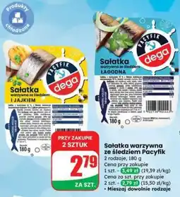 Dino Sałatka warzywna ze śledziem Pacyfik oferta