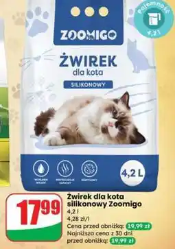 Dino Żwirek dla kota silikonowy Zoomigo oferta