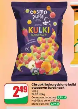Dino Chrupki kukurydziane kulki owocowe Eurosnack oferta