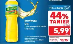Kaufland KUJAWSKI Olej z pierwszego tłoczenia 1 l butelka oferta