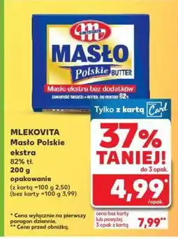 Kaufland MLEKOVITA Masło polskie ekstra oferta